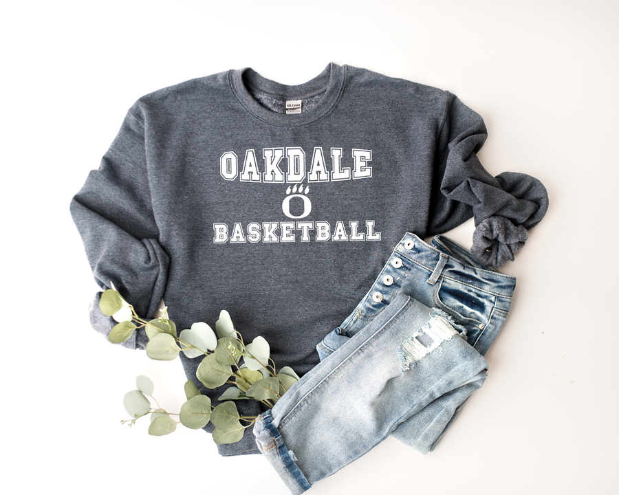 Oakdale Basketball Sweatshirt or Hoodie- Boys (OHS)
