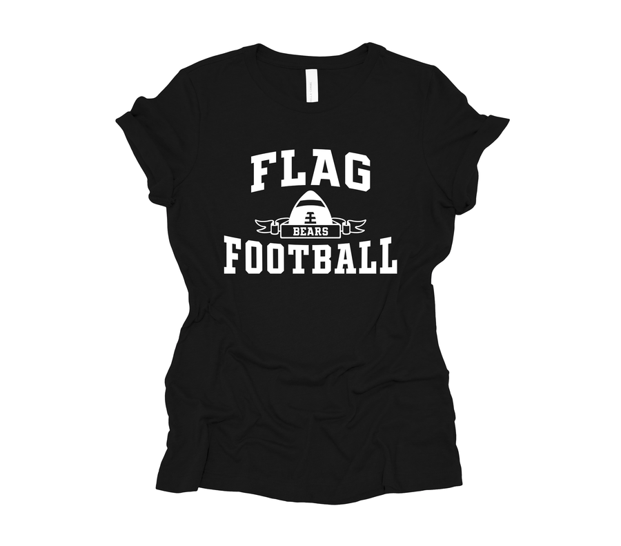 Oakdale Flag Football- Banner Design- Black Shirt (OMS)