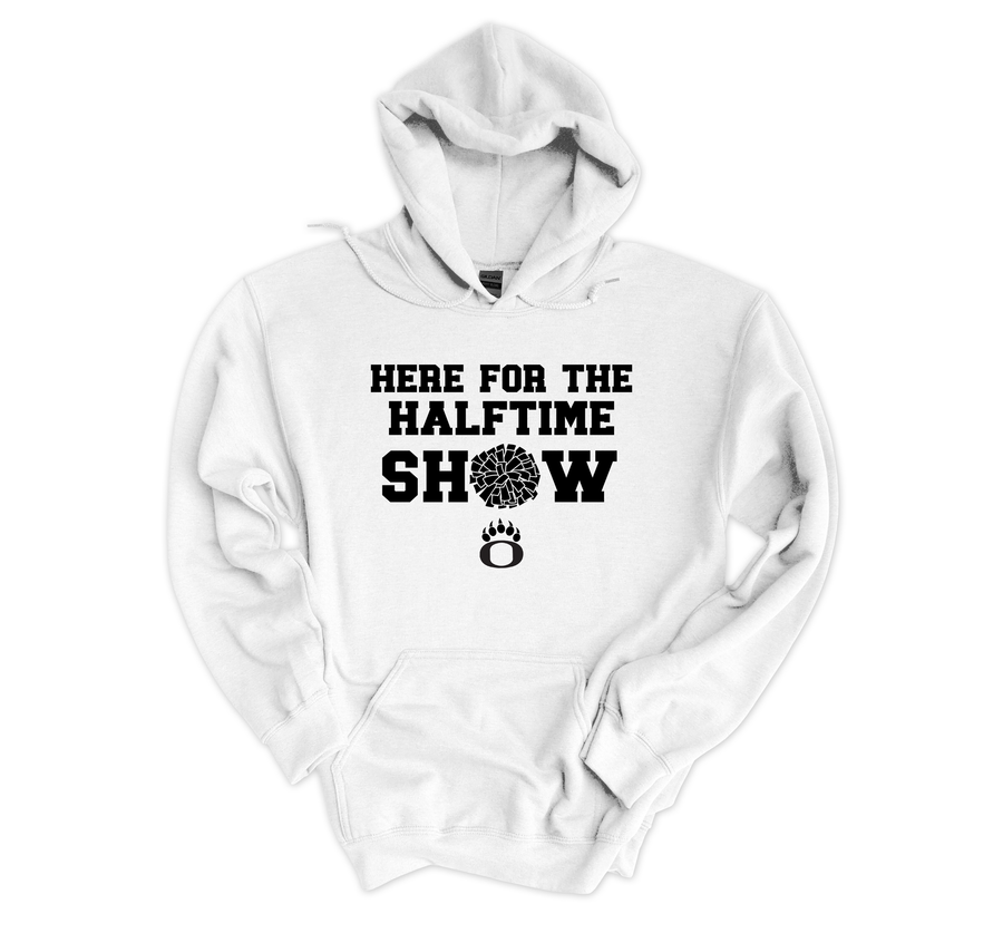 Here For The Halftime Show- POMS- White Unisex Hoodie (LOUYAA)