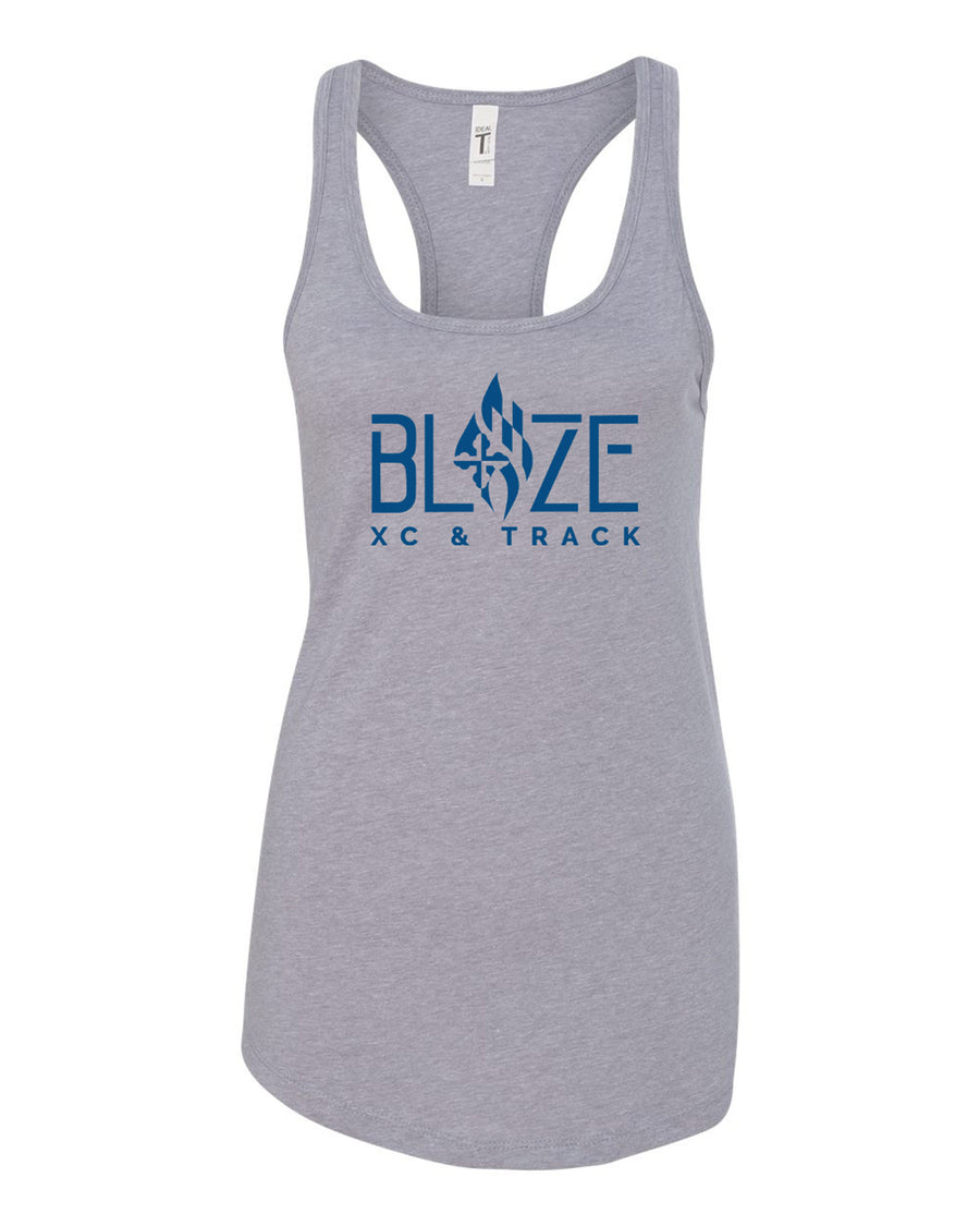 LOUYAA BLAZE- Blaze Logo- Racerback Tank