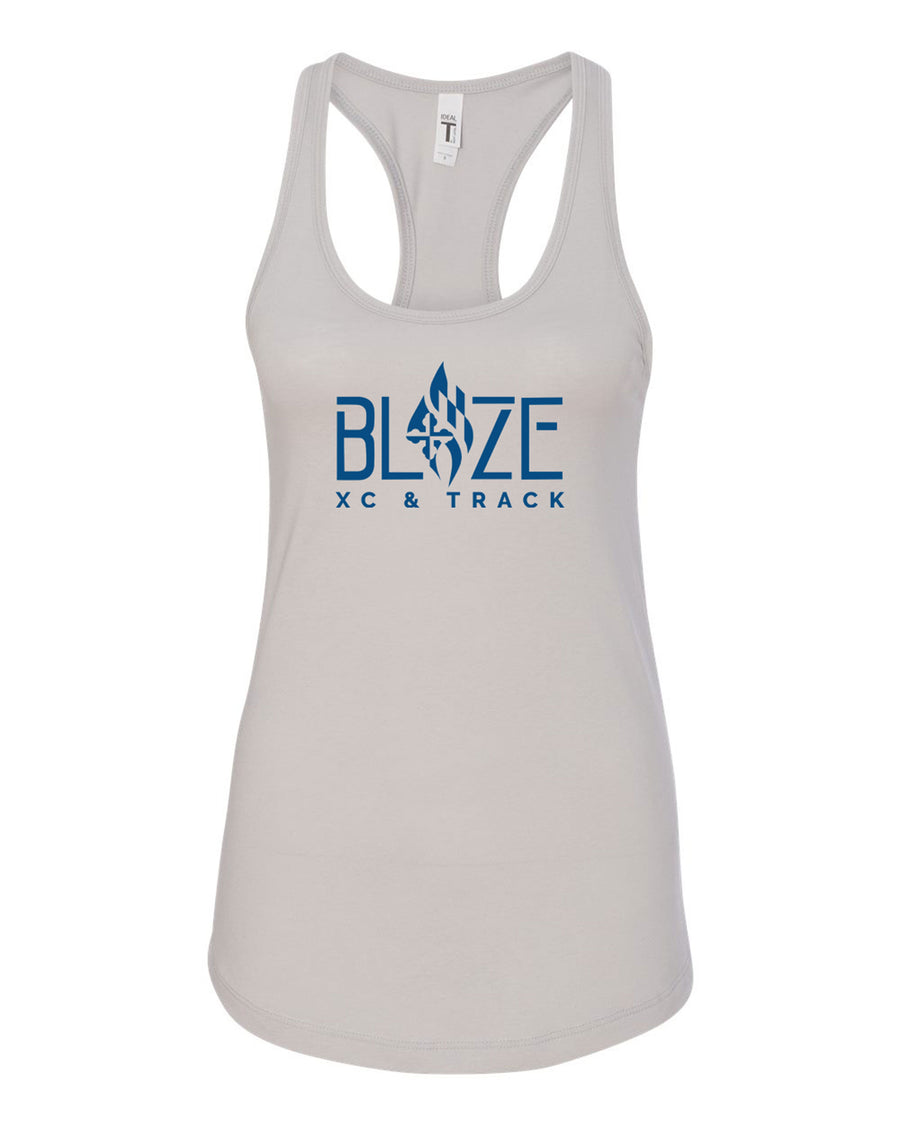 LOUYAA BLAZE- Blaze Logo- Racerback Tank