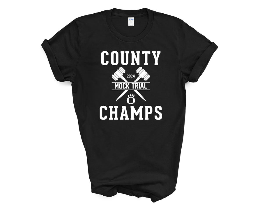 Oakdale High School Mock Trial County Champs Shirt