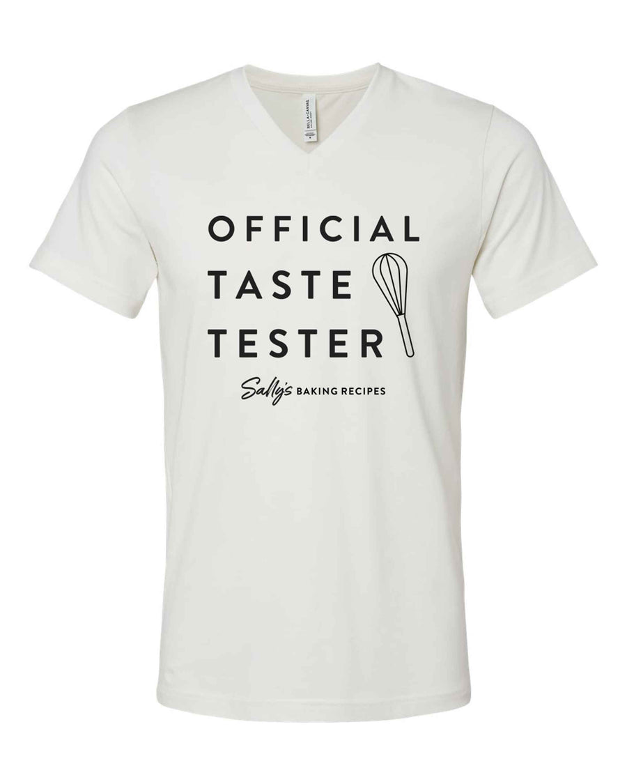 Official Taste Tester -Sally's Baking Recipes-  Unisex V Neck Shirt