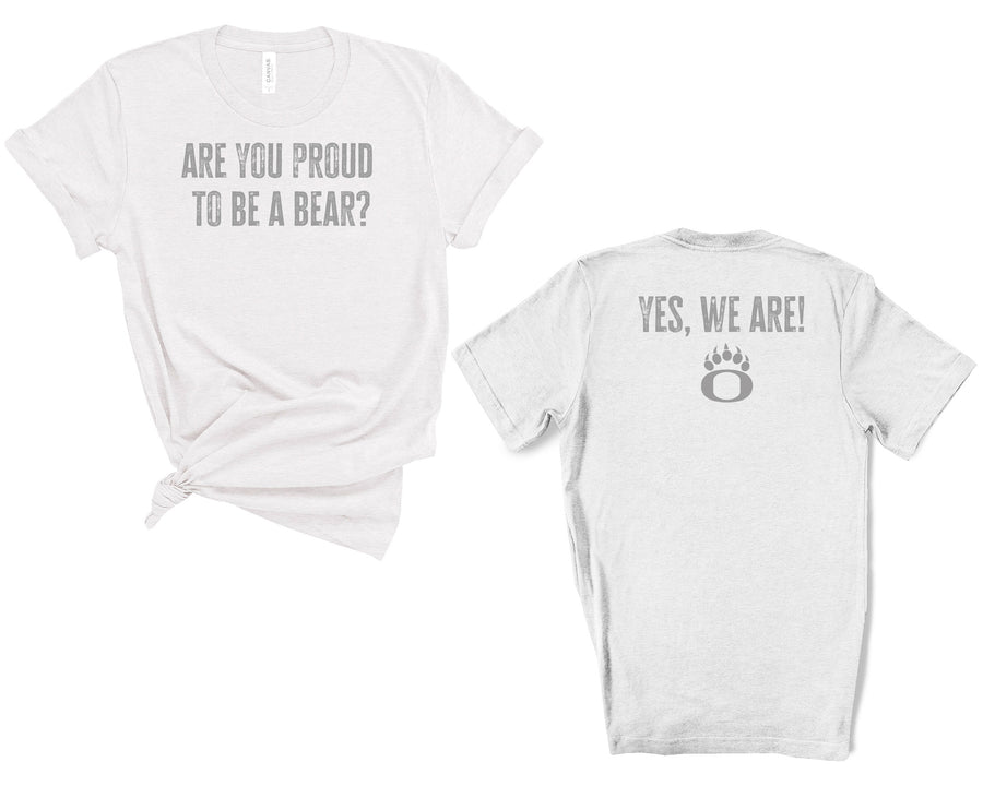 Oakdale Bears- Are You Proud To Be a Bear Cheer Shirt  (LOUYAA)