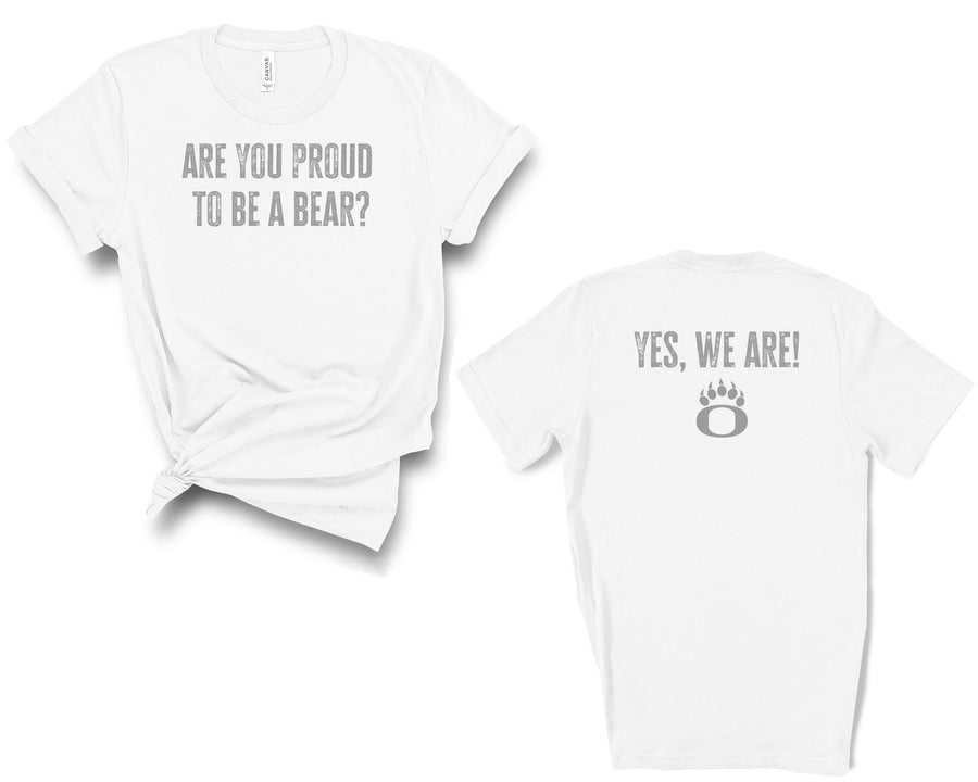 Oakdale Bears- Are You Proud To Be a Bear Cheer Shirt  (LOUYAA)