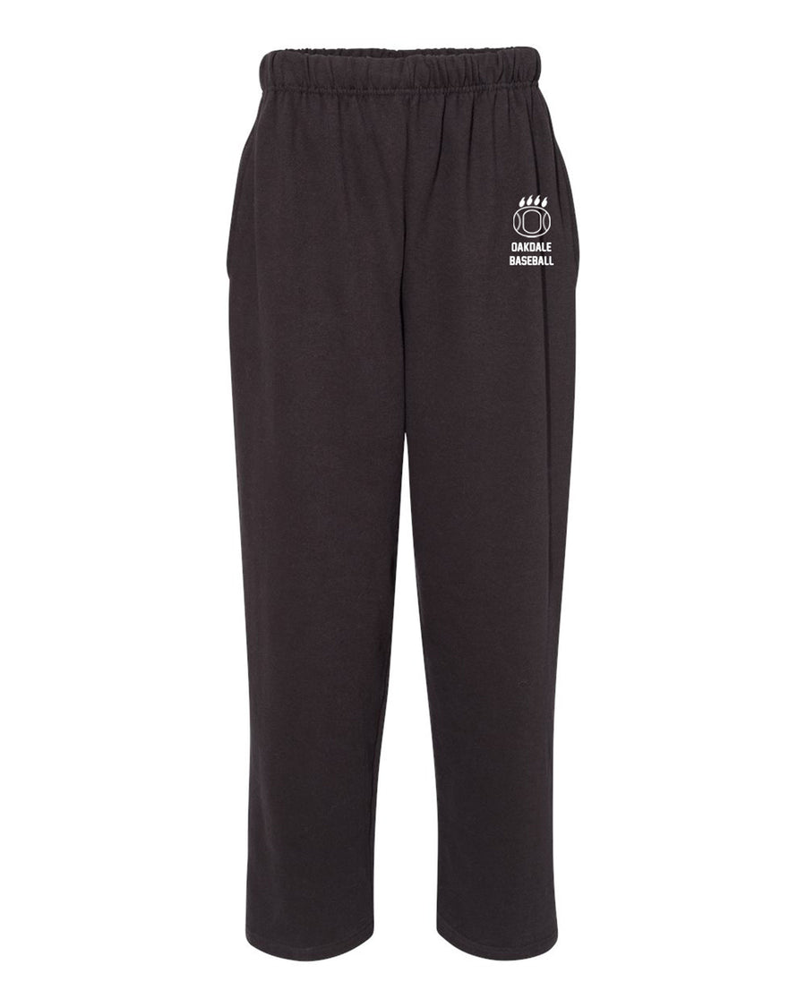 Oakdale Baseball Open Bottom Sweatpants with pockets (OHS)