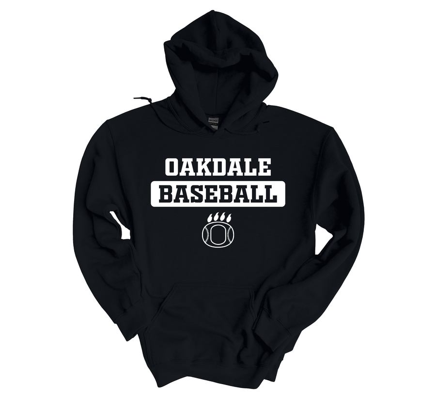 Oakdale Baseball Long Sleeve Hoodie (OHS)