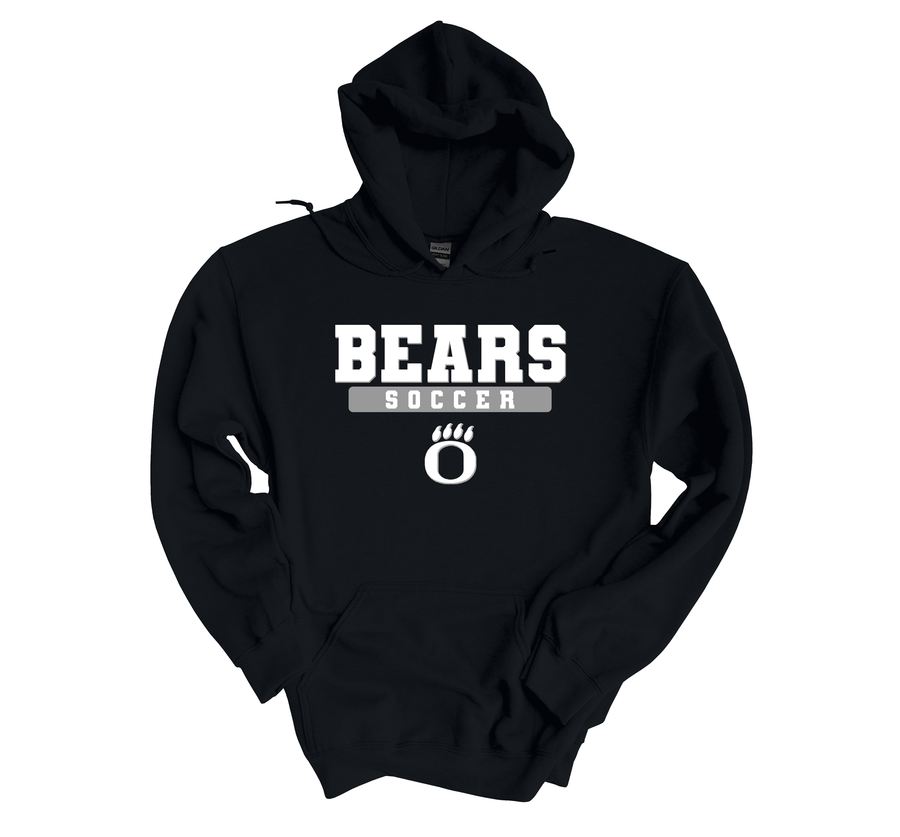 Bears Soccer- Girls Soccer- Black Hoodie (OHS)