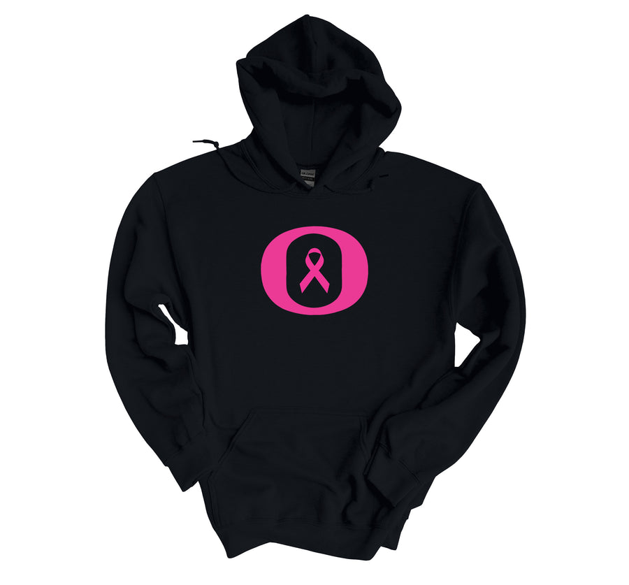 Breast Cancer Shirt- OMS- Black Hoodie