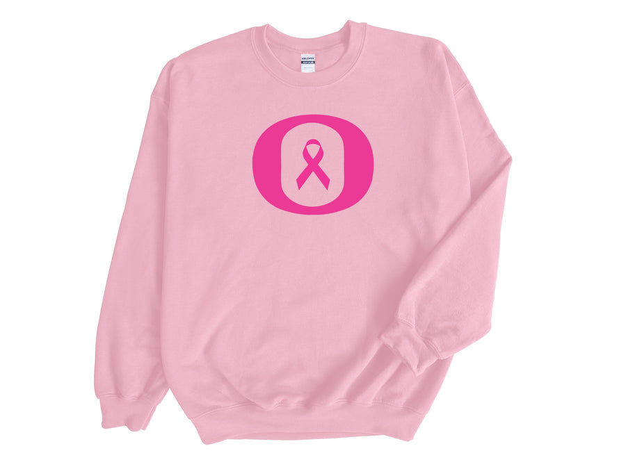 Breast Cancer Shirt- OMS- Light Pink Sweatshirt