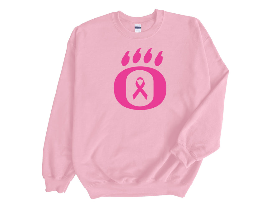Dig Pink - OHS Volleyball- Breast Cancer Ribbon Design- Pink Sweatshirt(OHS)