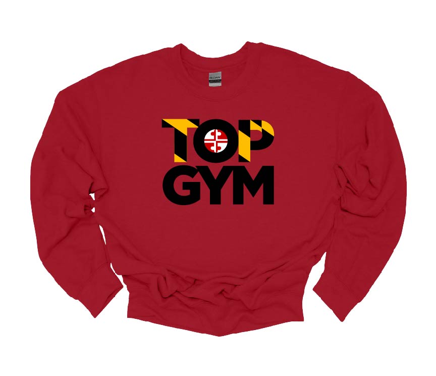 Top Gym Sport Red Sweatshirt