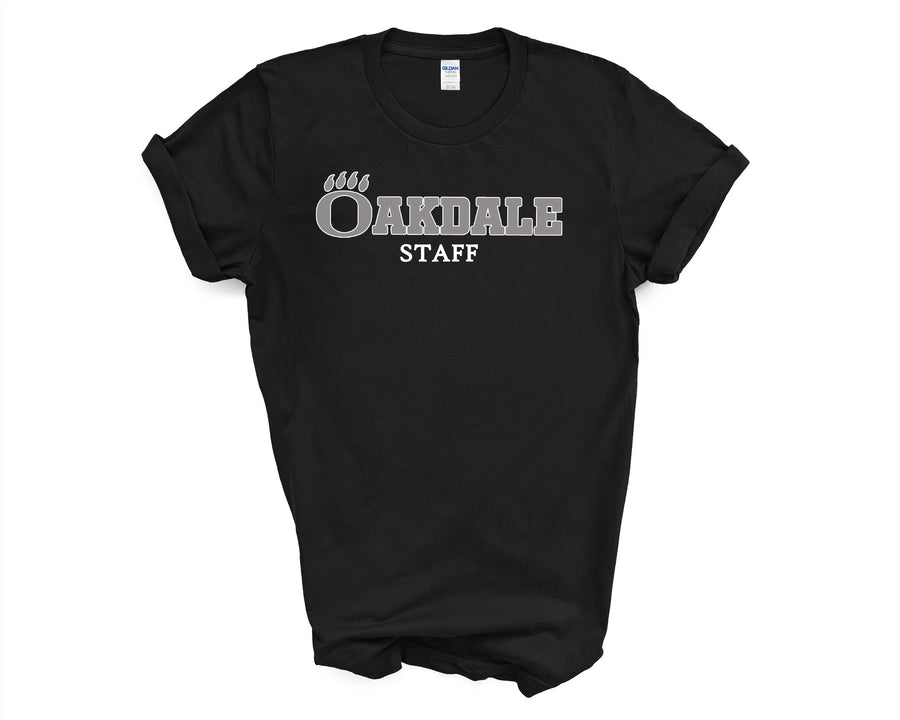 Classic Oakdale Staff Tee- Black Shirt (OHS)