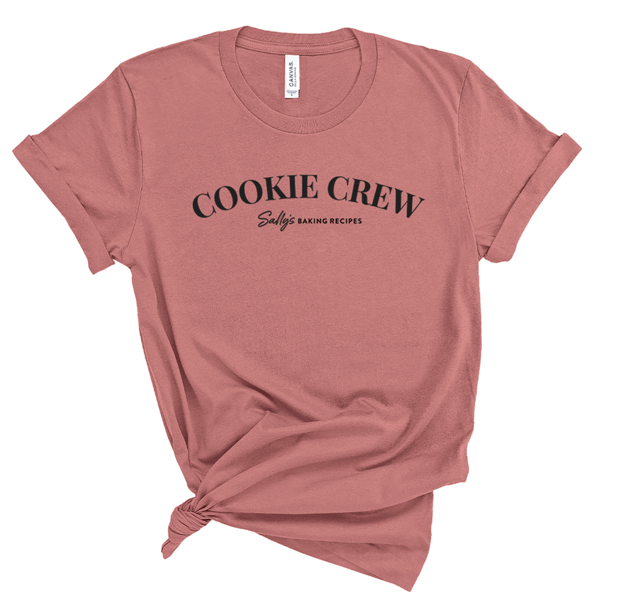Cookie Crew -Sally's Baking Recipes-  Women's Mauve Shirt