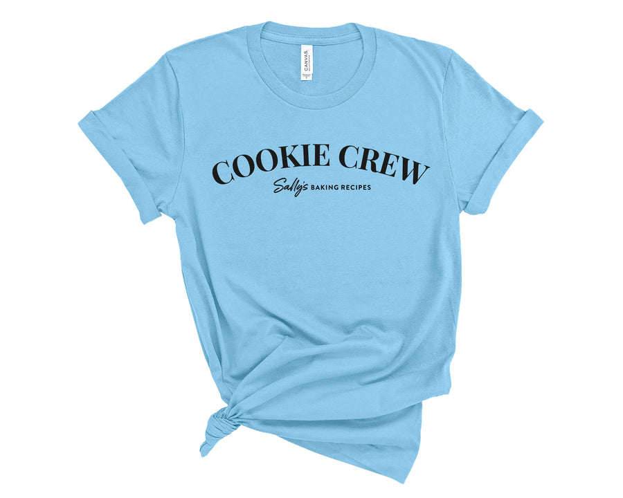 Cookie Crew-Sally's Baking Recipes- Unisex Ocean Blue Shirt