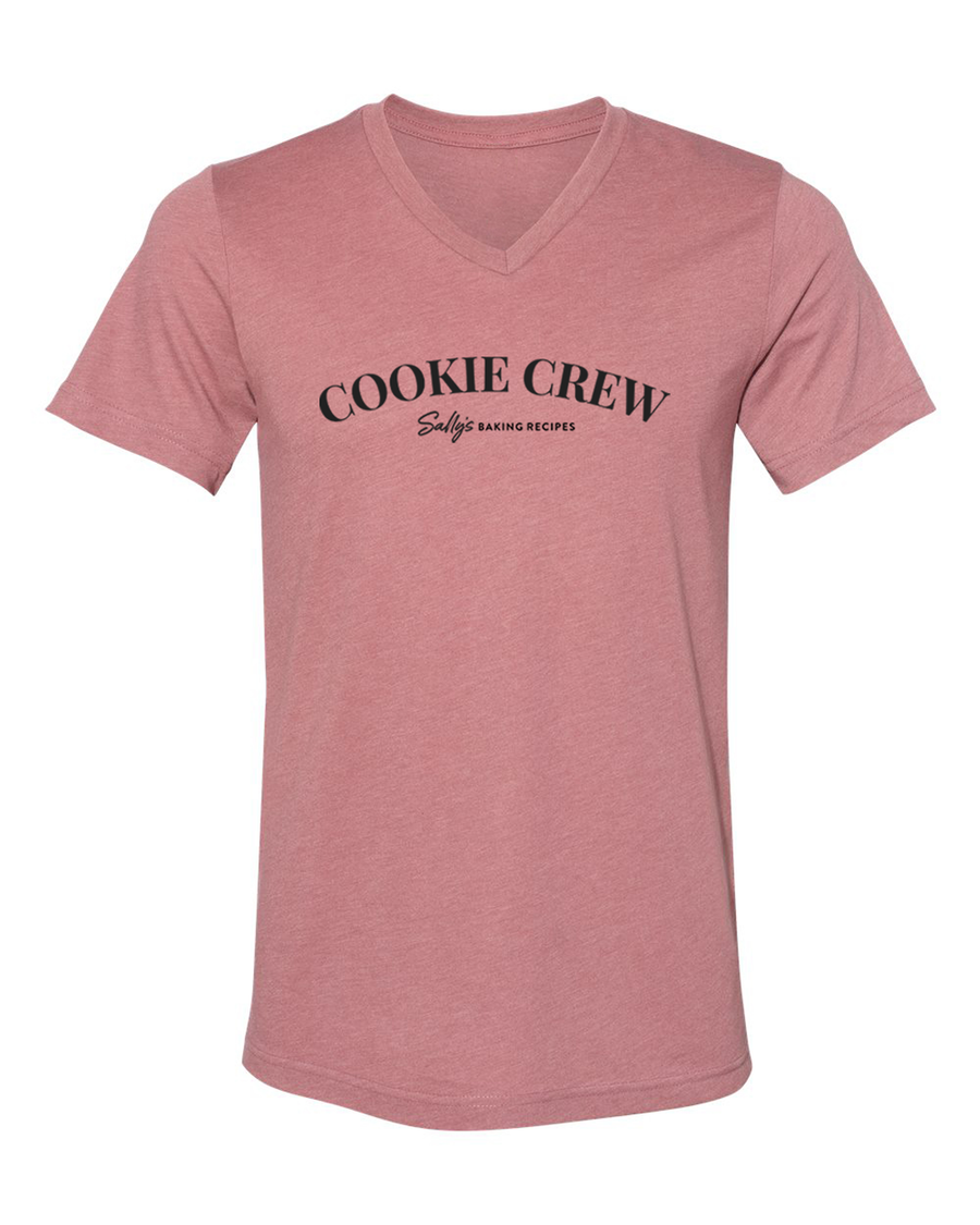 Cookie Crew -Sally's Baking Recipes-  Unisex V Neck Shirt