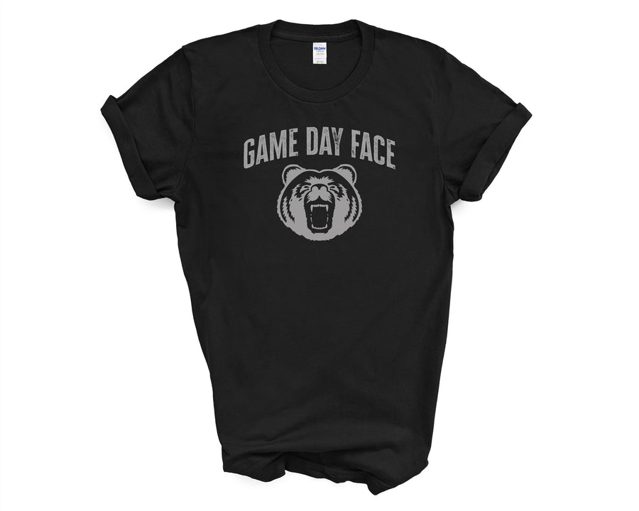 Oakdale Bears- Game Day Face Cheer Shirt  (LOUYAA)