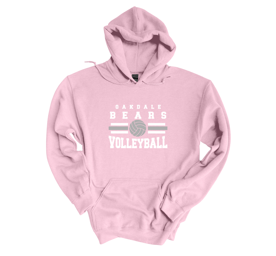 Dig Pink - OHS Volleyball- Light Pink Unisex Hoodie - Block Design(OHS)