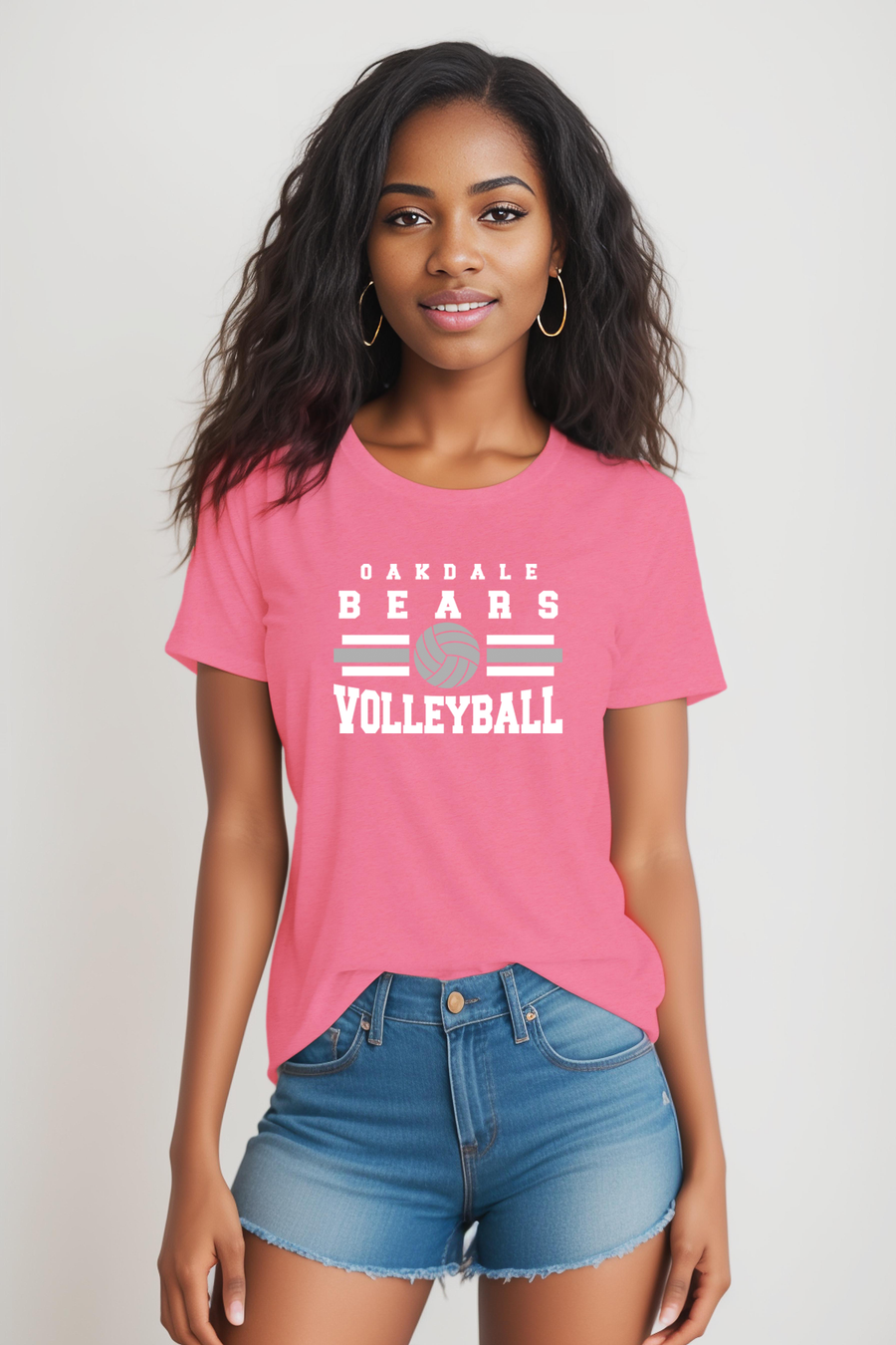 Dig Pink - OHS Volleyball- Block Design- Charity Pink Unisex Shirt(OHS)