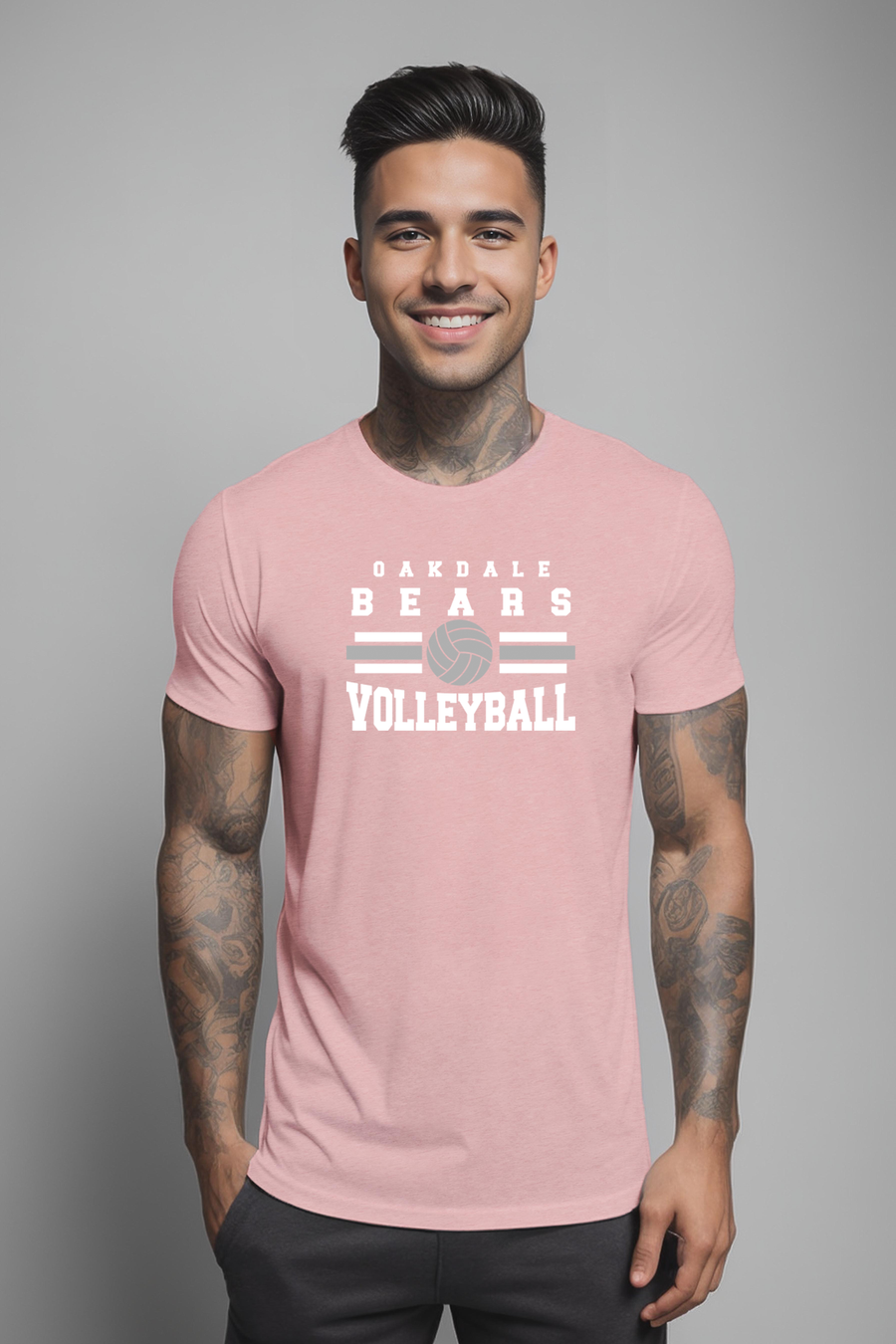 Dig Pink - OHS Volleyball- Light Pink Unisex Shirt- Block Design(OHS)