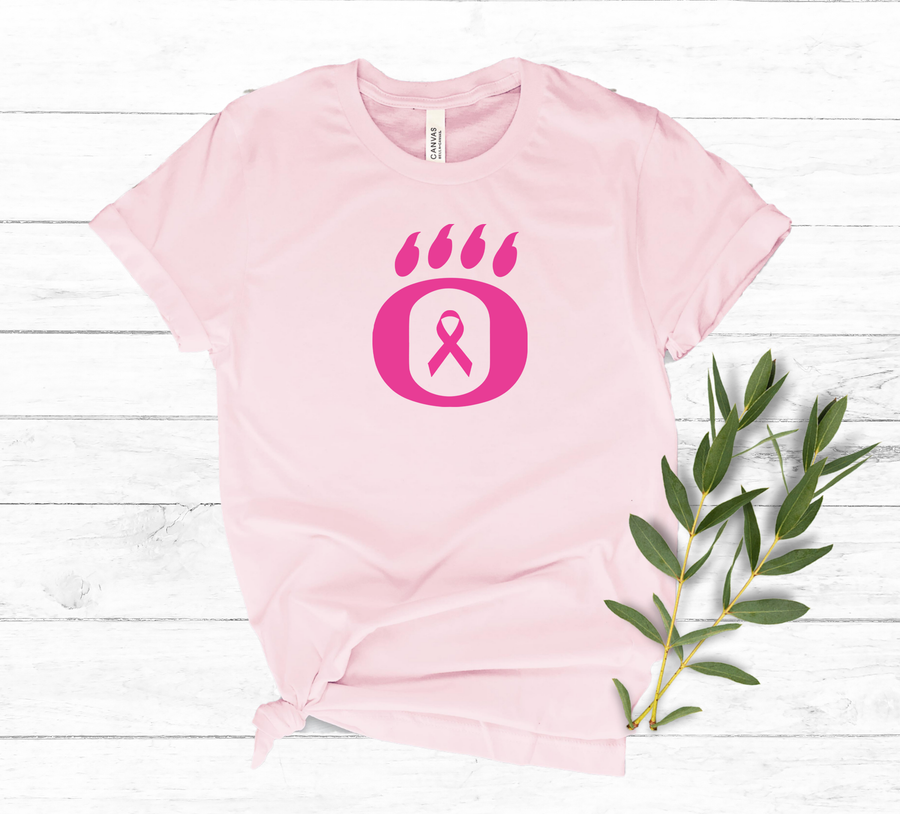 Dig Pink - OHS Volleyball- Breast Cancer Ribbon Design- Light Pink Unisex Shirt(OHS)