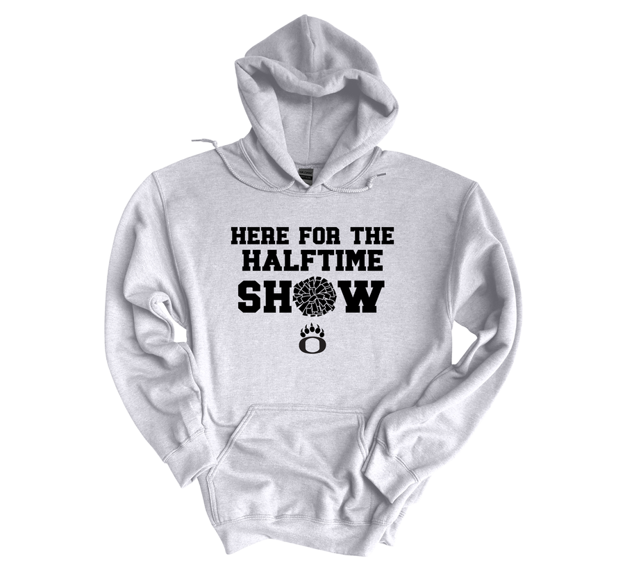 Here For The Halftime Show- POMS- Athletic Heather Unisex Hoodie (LOUYAA)