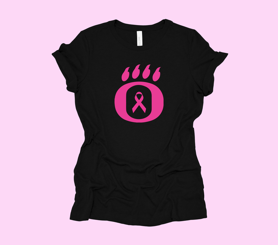Dig Pink Ribbon Dig Pink - OHS Volleyball- Breast Cancer Ribbon Design- Black Unisex S ...