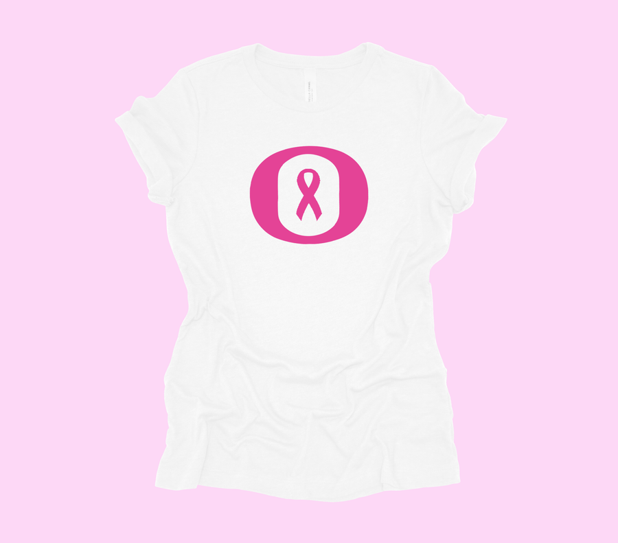 Breast Cancer Shirt- OMS- White Unisex Shirt