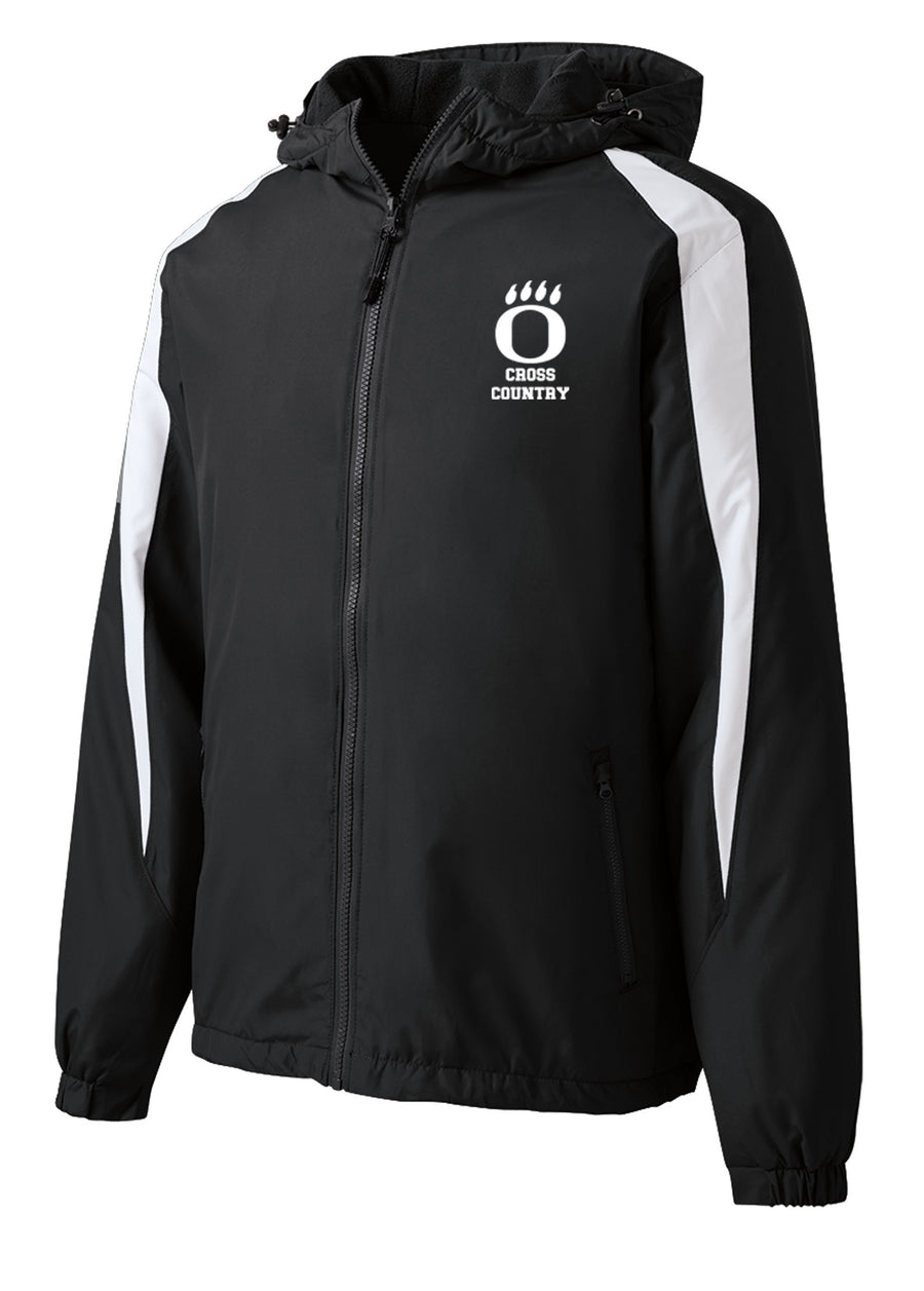 Oakdale Cross Country O Paw Fleece Lined Hoodie Jacket- (OHS) Boys