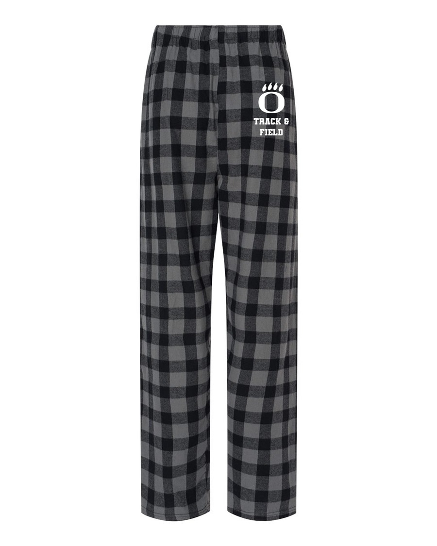 Oakdale Track & Field Flannel Pajama Pants- (OHS)