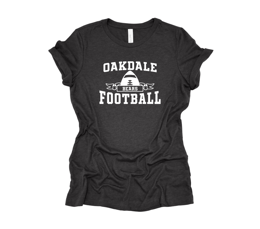 Oakdale Football- Banner Design- Dark Gray Shirt (OMS)