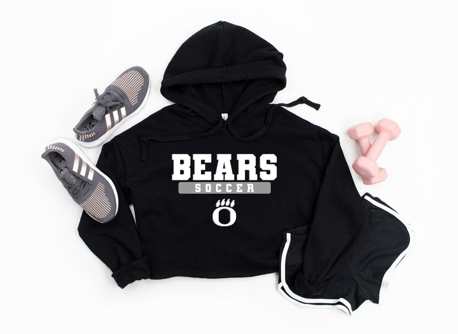Bears Soccer - Boys Soccer (OHS)- Crop Hoodie