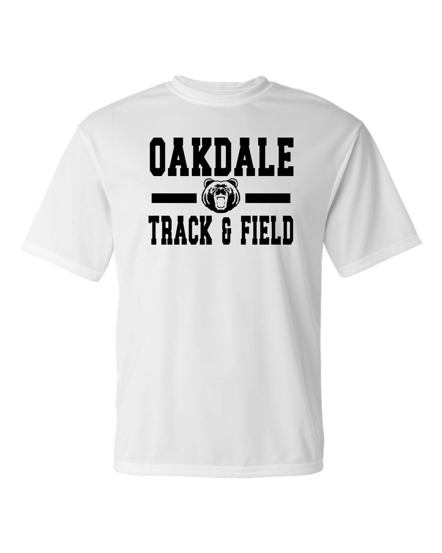 Oakdale Track & Field Bear Head Performance Shirt- (OHS)