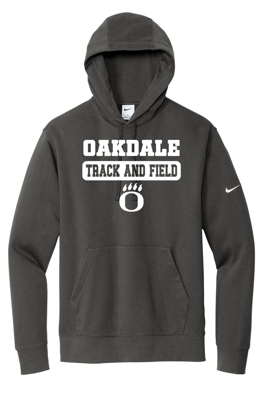 Oakdale Track & Field O Paw Nike Hoodie- (OHS)