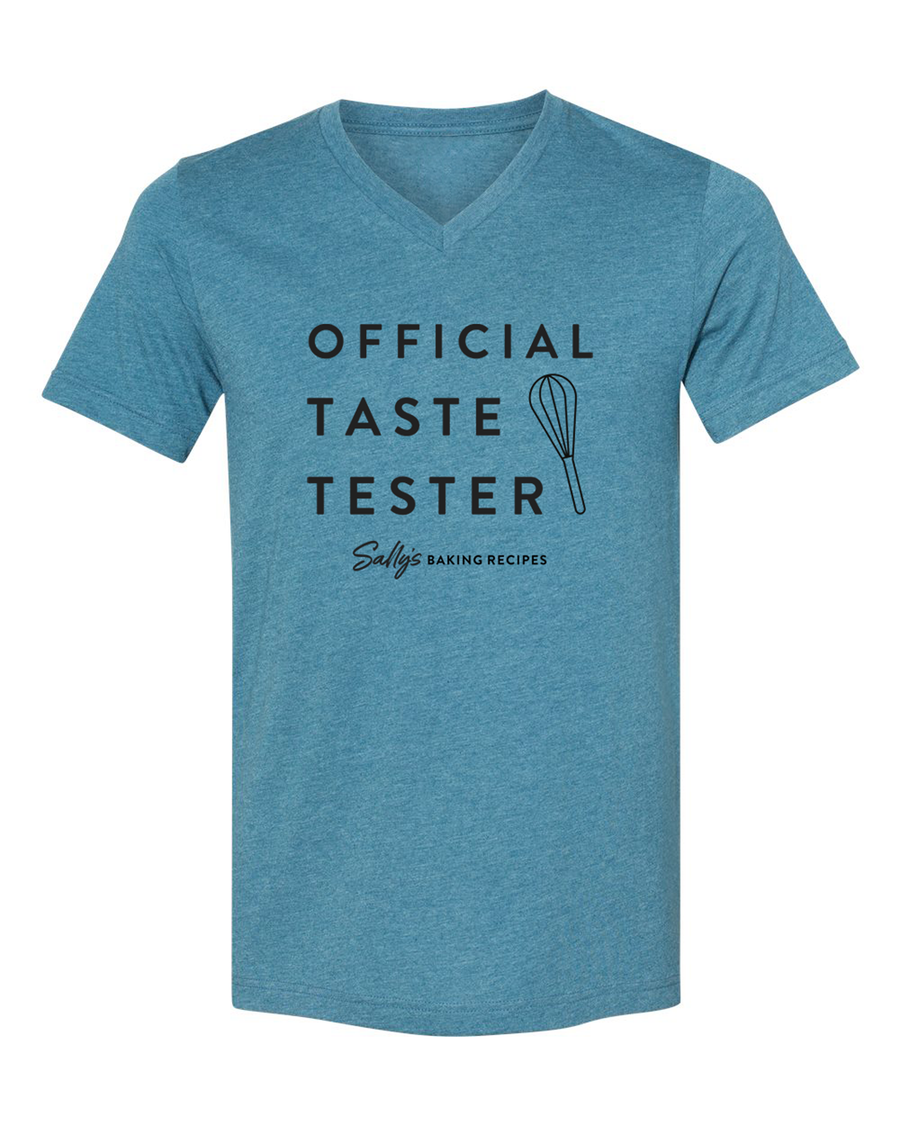 Official Taste Tester -Sally's Baking Recipes-  Unisex V Neck Shirt