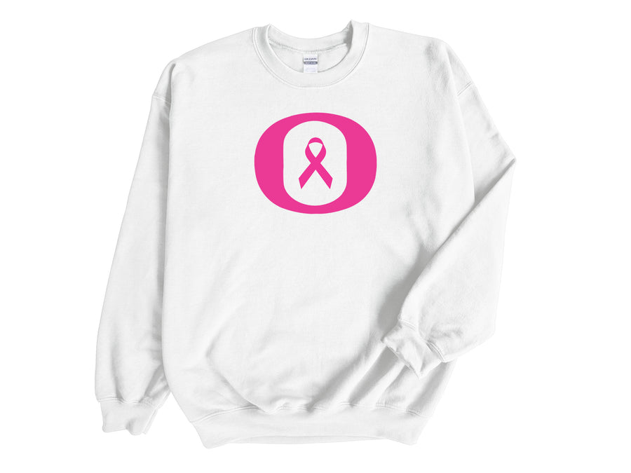 Breast Cancer Shirt- OMS- White Sweatshirt