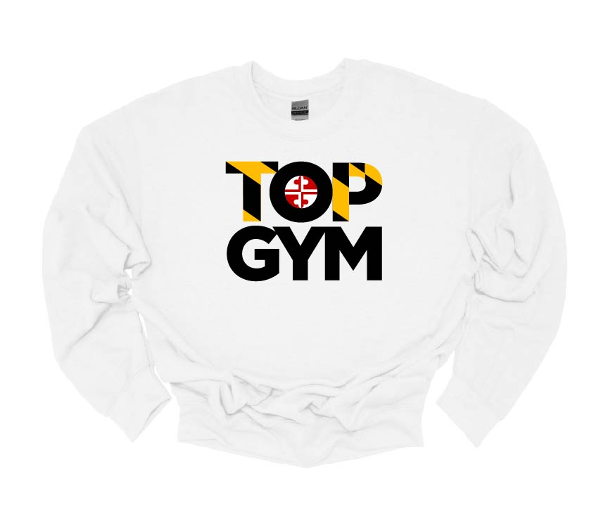 Top Gym Sport White Sweatshirt