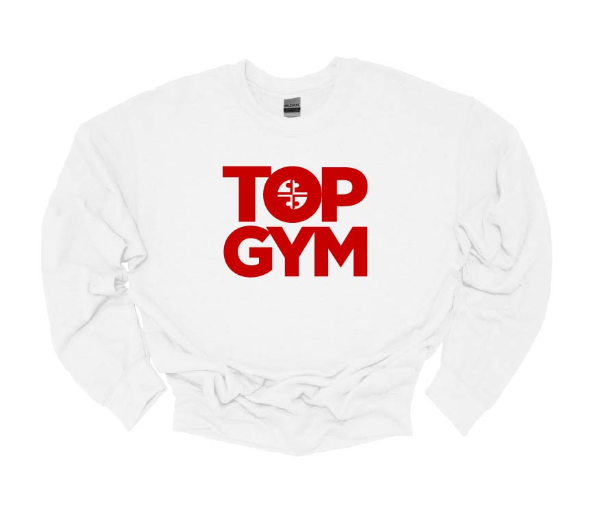 Top Gym Sport White Sweatshirt
