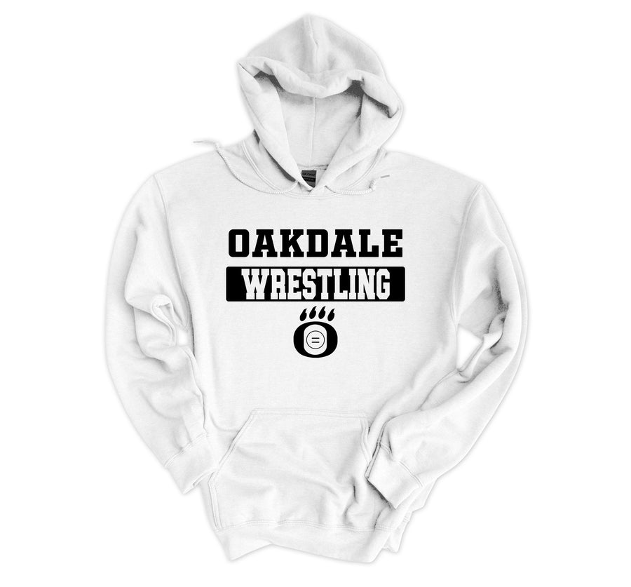 Oakdale Wrestling O Paw with Mat Hoodie (OHS)