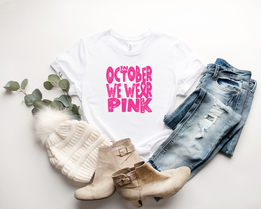 In October We Wear Pink-Shirt