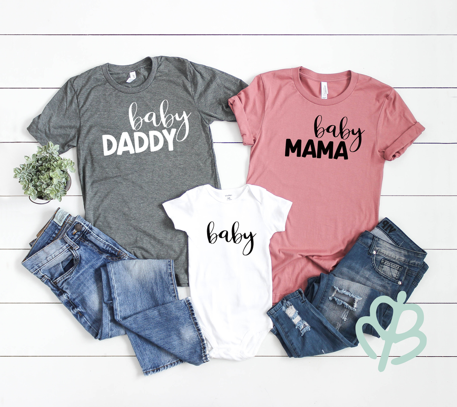 Baby Daddy, Baby Mama, Baby Shirts