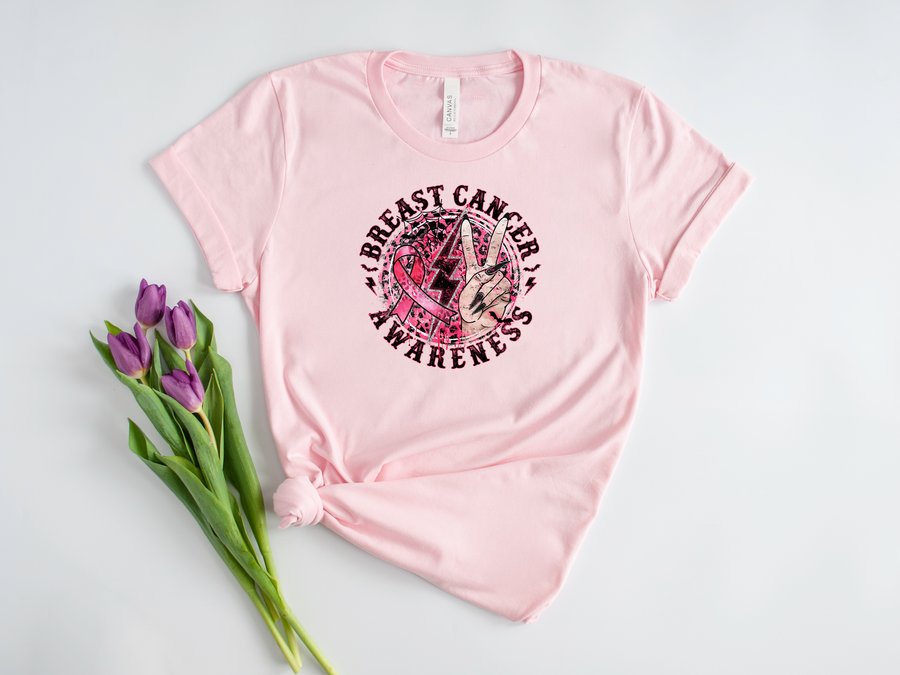 Breast Cancer Awareness- Rockstar Shirt