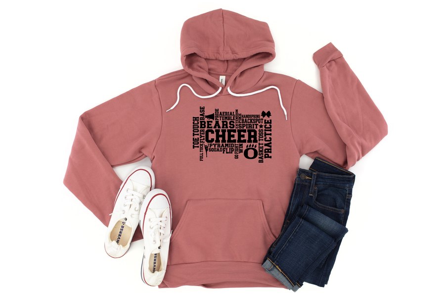 Cheer Word Art Hoodie (OHS)
