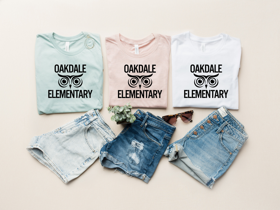 Oakdale Elementary- Owl face- (OES)