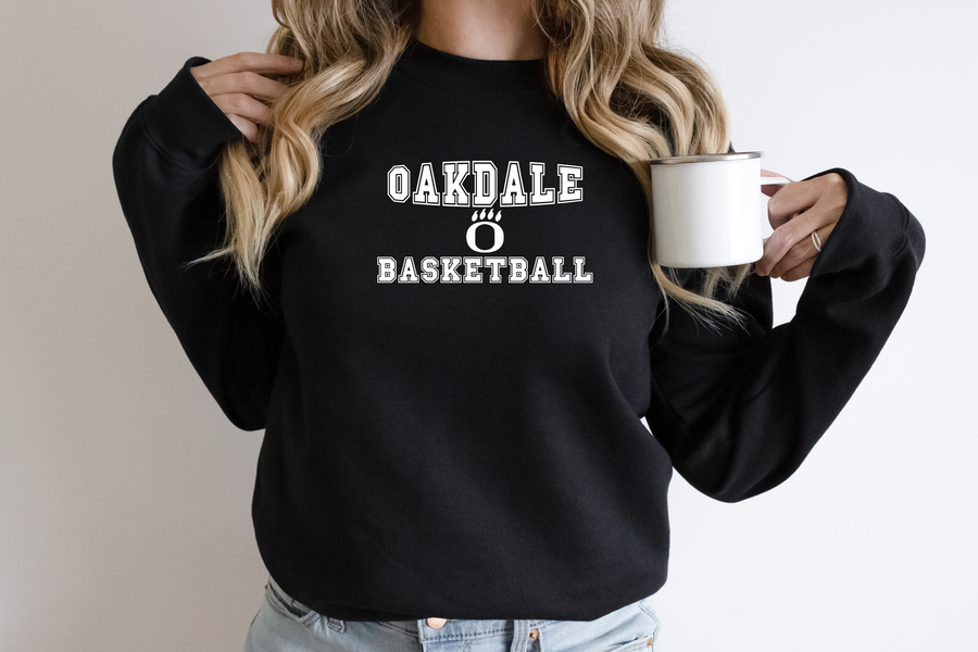 Oakdale Basketball Sweatshirt or Hoodie- Girls (OHS)
