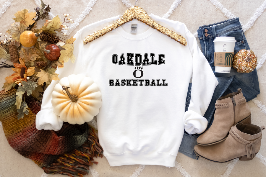Oakdale Basketball Sweatshirt or Hoodie (OHS)