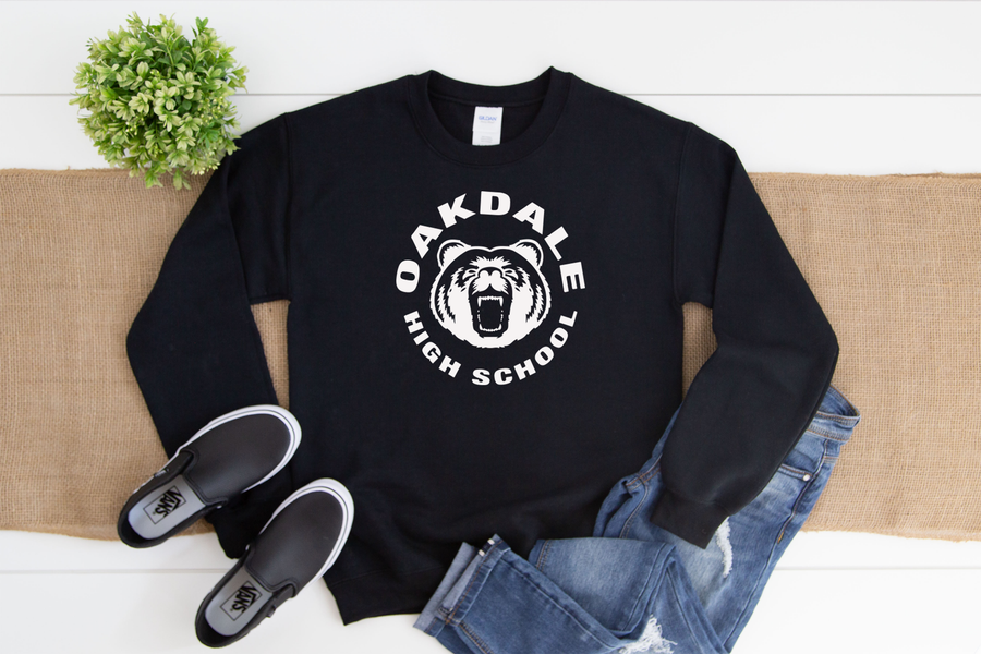 Oakdale Staff Shirt- Bear Head Sweatshirt (OHS)