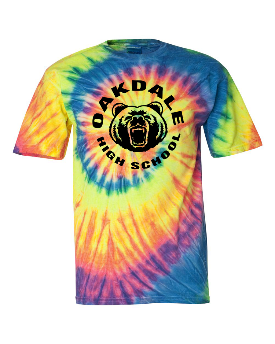 Oakdale Staff Shirt- Bear Head Tie Dye (OHS)